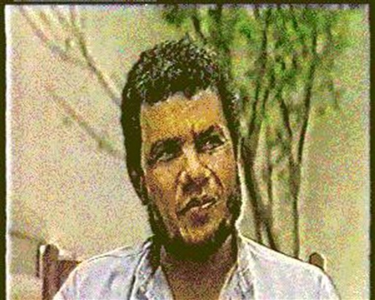 In this undated image made from video and provided by the Quilliam Foundation, a man identified by Noman Benotman, a former jihadist with links to al-Qaida and now an analyst at the London-based Quilliam Foundation, as Egyptian Muhammad Ibrahim Makkawi is seen at an unknown location. The FBI's most-wanted list features a dated black-and-white photograph for the man wanted in connection with the 1988 US embassy bombings in Tanzania and Kenya. Saif al-Adel, reads the glaring red banner, alias Muhammad Ibrahim Makkawi. There's only one problem: Intelligence officials and people who know al-Adel and Makkawi tell The Associated Press that they are two different men. (AP Photo/Quilliam Foundation)